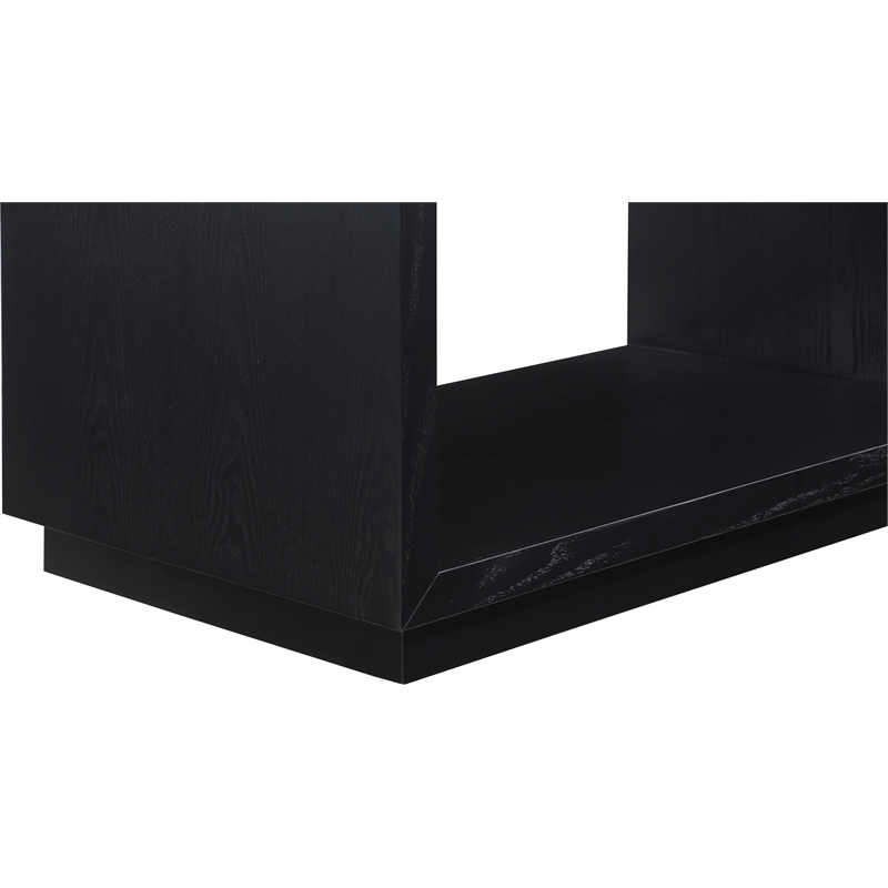 Meridian Furniture Avery Black Wood Veneer Night Stand