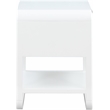 Meridian Furniture Sage White Wood Veneer Night Stand