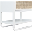 Meridian Furniture Sage White Wood Veneer Night Stand