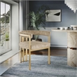 Meridian Furniture Marcello Beige Velvet Dining Chair (Set of 2)