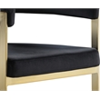 Meridian Furniture Marcello Black Velvet Counter Stool (Set of 2)