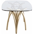 Meridian Furniture Madelyn Gold Dining Table