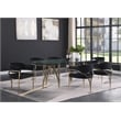 Meridian Furniture Madelyn Black Velvet Dining Chair (Set of 2)