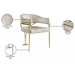 Meridian Furniture Madelyn Stone Velvet Dining Chair (Set of 2)