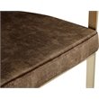 Meridian Furniture Marcello Brown Velvet Counter Stool (Set of 2)