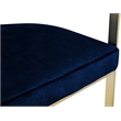 Meridian Furniture Marcello Navy Velvet Counter Stool (Set of 2)