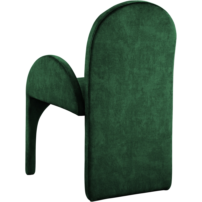 Meridian Furniture Summer Green Velvet Dining Arm Chair (Set of 2)