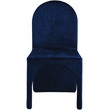 Meridian Furniture Summer Navy Velvet Dining Side Chair (Set of 2)