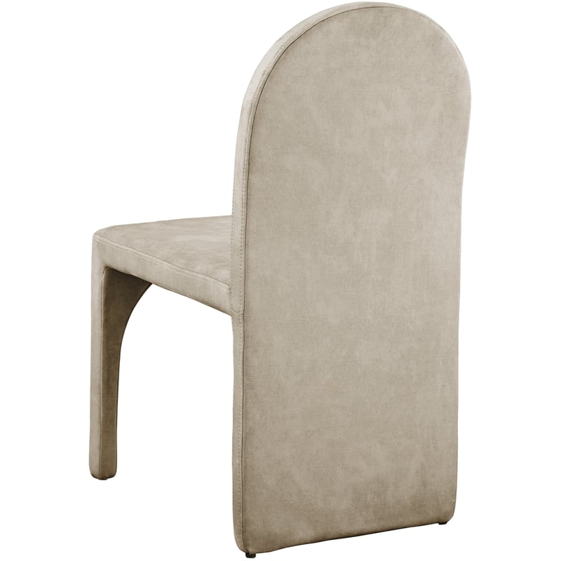 Meridian Furniture Summer Stone Velvet Dining Side Chair (Set of 2)