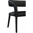 Meridian Furniture Sylvester Black Vegan Leather Bench