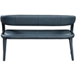 Meridian Furniture Sylvester Navy Vegan Leather Bench