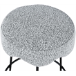 Meridian Furniture Fleur Grey Boucle Fabric Counter Stool