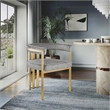 Meridian Furniture Marcello Grey Velvet Dining Chair (Set of 2)