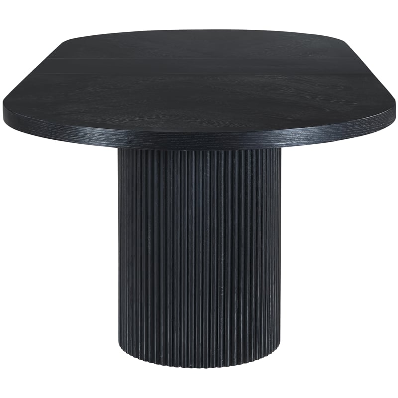Meridian Furniture Belinda Black Oak Wood Dining Table