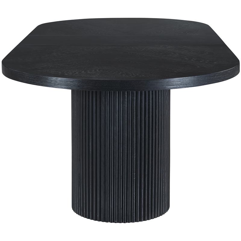 Meridian Furniture Belinda Black Oak Wood Dining Table