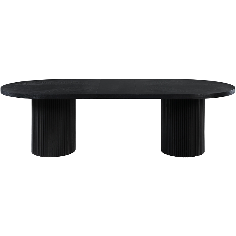 Meridian Furniture Belinda Black Oak Wood Dining Table