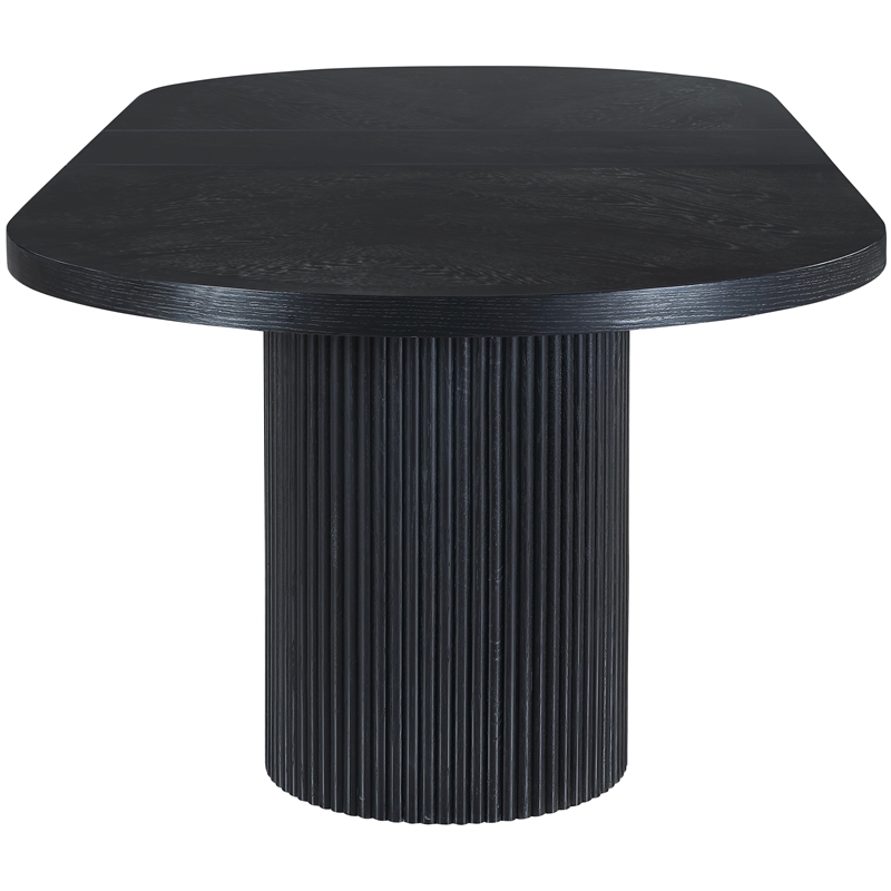Meridian Furniture Belinda Black Oak Wood Dining Table