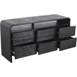 Meridian Furniture Cresthill Black Solid Oak Wood Dresser
