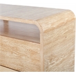 Meridian Furniture Cresthill Natural Solid Oak Wood Dresser