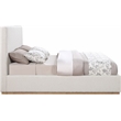 Meridian Furniture Monaco Cream Fabric Full Bed