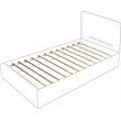Meridian Furniture Monaco Cream Fabric Twin Bed