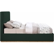Meridian Furniture Monaco Green Fabric Queen Bed