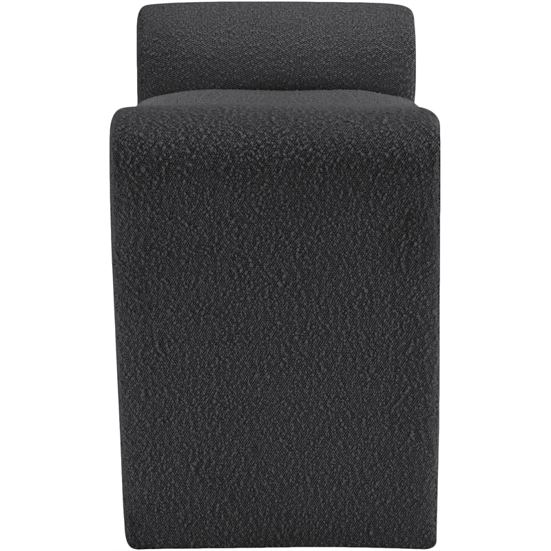 Meridian Furniture Stylus Black Fabric Bench