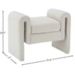 Meridian Furniture Stylus Cream Fabric Bench