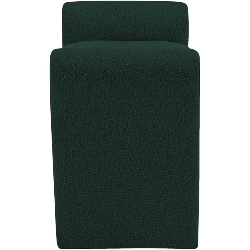 Meridian Furniture Stylus Green Fabric Bench