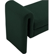 Meridian Furniture Stylus Green Fabric Bench