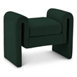 Meridian Furniture Stylus Green Fabric Bench