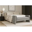 Meridian Furniture Stylus Grey Fabric Bench