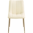 Meridian Furniture Isla Cream Vegan Leather Dining Chair (Set of 2)