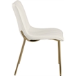 Meridian Furniture Isla Off White Vegan Leather Dining Chair (Set of 2)