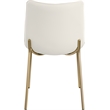 Meridian Furniture Isla Off White Vegan Leather Dining Chair (Set of 2)