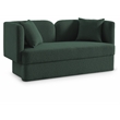 Meridian Furniture Marcel Green Loveseat