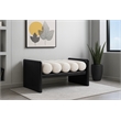 Meridian Furniture Waverly Cream Bench