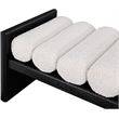 Meridian Furniture Waverly Cream Bench