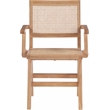 Meridian Furniture Preston Natural Dining Arm Chair (Set of 2)