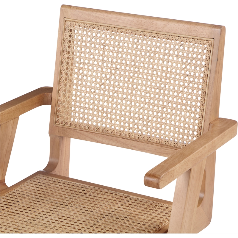 Meridian Furniture Preston Natural Dining Arm Chair (Set of 2)