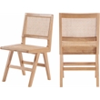 Meridian Furniture Preston Natural Dining Side Chair (Set of 2)