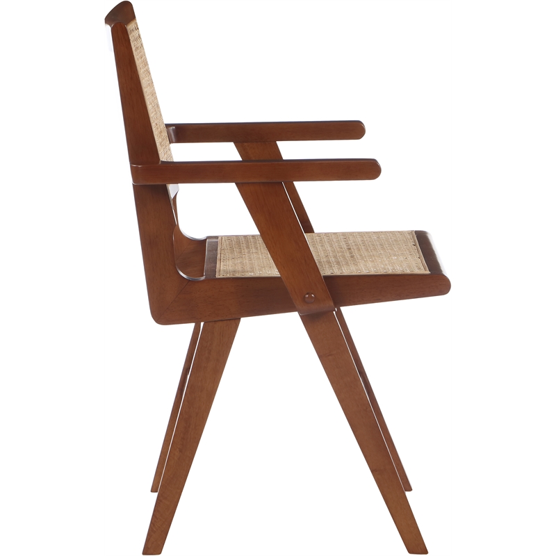 Meridian Furniture Preston Walnut Dining Arm Chair (Set of 2)