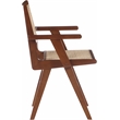 Meridian Furniture Preston Walnut Dining Arm Chair (Set of 2)