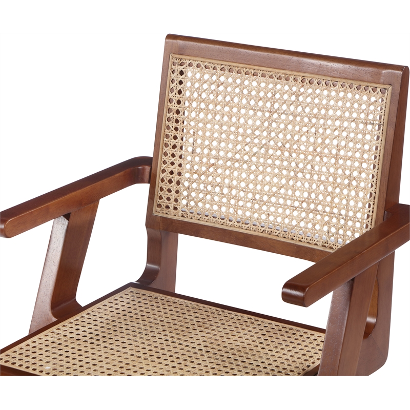 Meridian Furniture Preston Walnut Dining Arm Chair (Set of 2)