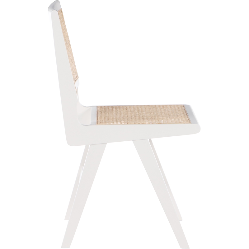 Meridian Furniture Preston White Dining Side Chair (Set of 2)