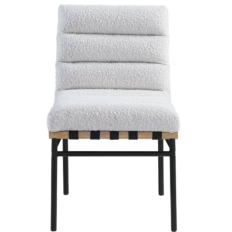 Meridian Furniture Burke Cream Dining Chair (Set of 2)