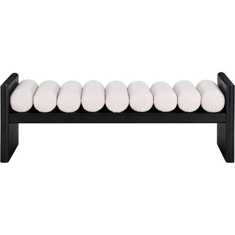 Meridian Furniture Waverly Cream Bench