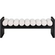 Meridian Furniture Waverly Cream Bench