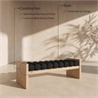 Meridian Furniture Waverly Black Bench