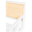 Meridian Furniture Abby White Vegan Leather Dining Arm Chair (Set of 2)